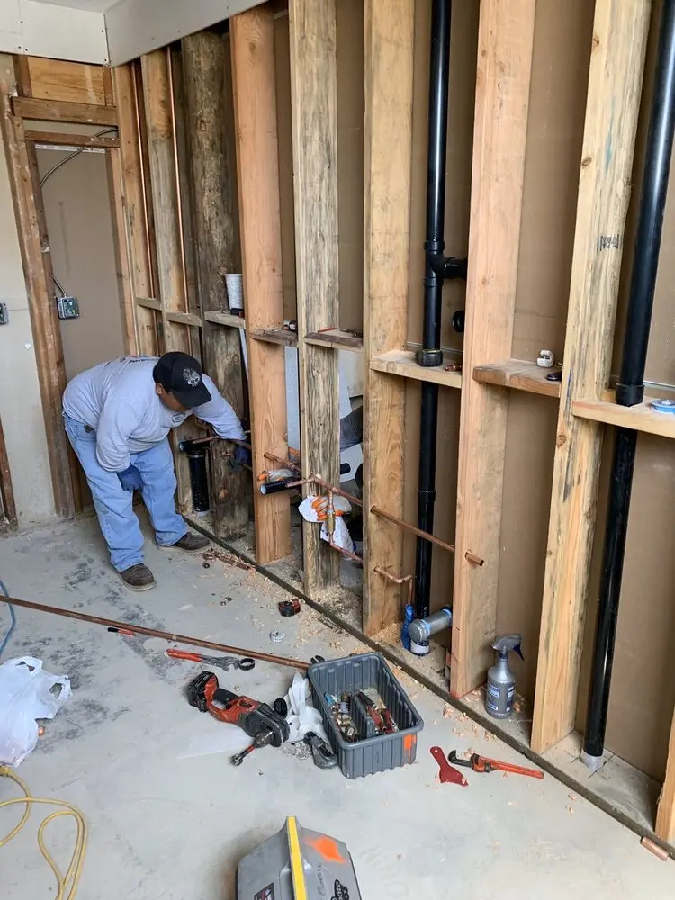 Commercial rough-in plumbing for Gas Line Repair in Wittes Corners